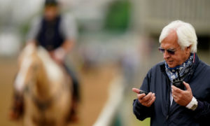 Trainer Bob Baffert sued the NYRA. His Kentucky Derby winner, Medina Spirit, was barred from the Belmont Stakes after a positive PED test.
