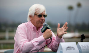 The battle between Bob Baffert and the NYRA continues, as the trainer is in jeopardy of being banned again.