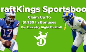 DraftKings New York Promo Code NFL Bills Rams 9-8-22 (1)