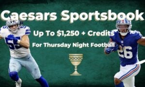 NY Sports Betting Caesars NY Promo Code NFL Monday Night Football Cowboys Giants