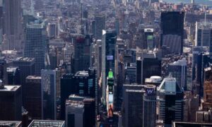 Times Square Manhattan Caesars Casino bid