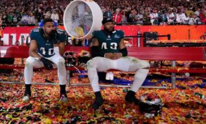 2023 Super Bowl 57 Philadelphia Eagles Patrick Johnson Kyzir White NY Sports Betting Super Bowl Betting Numbers