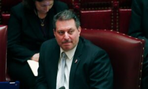 senator joe addabbo in senate chamber