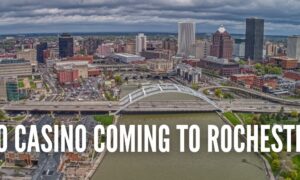 aerial view of rochester new york day