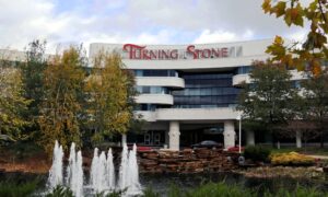 turning stone casino exterior during day