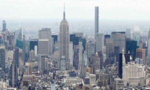 skyline day new york city manhattan