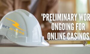betrivers logo on construction hard hat