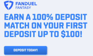 FanDuel Fantasy welcome bonus and FanDuel Fantasy bonus code