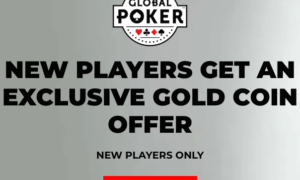 Global Poker welcome bonus & Global Poker bonus code
