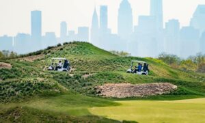 image of trump golf links, which bally's corporation will pay upward of $100 million to take over and potentially develop into a downstate New York casino