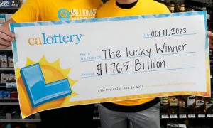 a california winner won the $1.76 jackpot from powerball, which helped generate record sales in New York