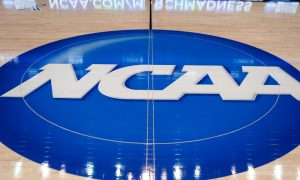Logo for the NCAA, which is launching a new program to educate student-athletes on the risks of sports betting