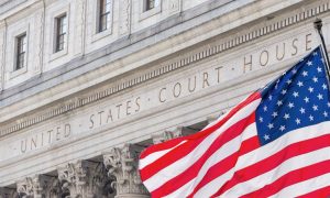 Image of a United States courthouse in New York, where a state judge invalidated a land-lease deal for Las Vegas Sands that would pave the way for a potential casino in Nassau County.