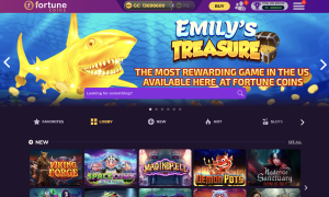 Fortune Coins promo code and welcome bonus