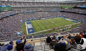 MetLife Stadium during a New York Giants game for a story on sports betting data by fans during New York games