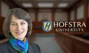 Hofstra President Susan Poser, whom Nassau County Executive Bruce Blakeman accused of colluding to block a potential Las Vegas Sands New York casino
