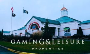Exterior of Tioga Downs casino, the newest property for ownership group Gaming & Leisure Properties Inc.