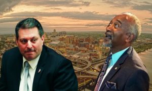 Image of Sen. Joseph Addabbo and Assemb. Gary Pretlow for a story comparing their bills to legalizing online casinos in New York