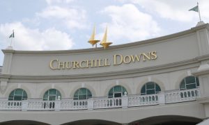 Exterior of Churchill Downs for a story breaking down the 2024 Kentucky Derby betting field