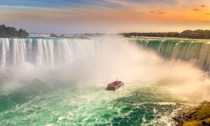 Canadian side of Niagara Falls. New York's northern neighbor on the other side of Niagara Falls launched an enviable, wide-open online gambling sector two years ago.