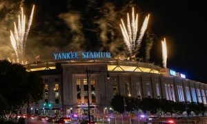 Image of Yankee Stadium for a story on MGM Resorts forming a new partnership with the New York Yankees.