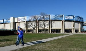 Image of Nassau Coliseum for a story on Nassau County officials approving a 42-year lease for a proposed Sands New York casino.