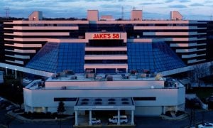 Image of Jake's 58 Casino Hotel for a story on the facility hit with a $26,000 fine for improperly licensed employees.