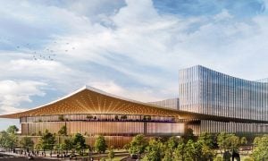 Rendering for Sands New York casino for a story on Nassau County legislators approving the 42-year lease.