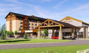 Rendering for Point Place Casino, which had its groundbreaking for a $50 million expansion project this week.