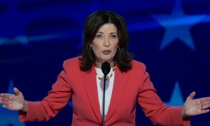 New York Gov. Kathy Hochul speaks during Democratic National Convention.