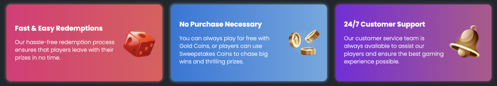 Rolling Riches Casino Pros