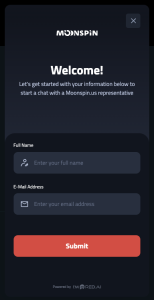 Moonspin Social Casino Customer Support