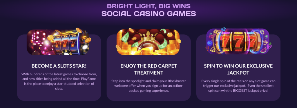 PlayFame Social Casino Promos