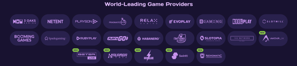 PlayFame Social Casino Providers