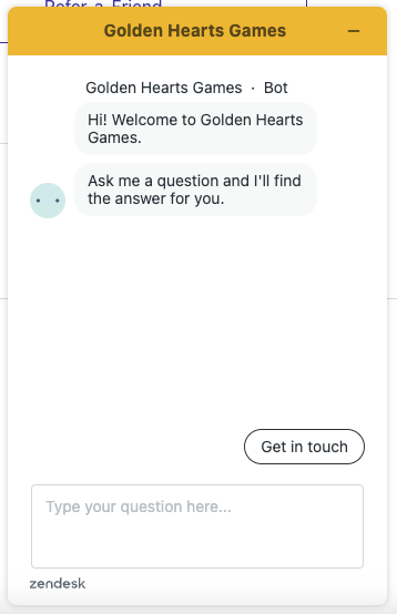 Golden Hearts Casino Customer Support