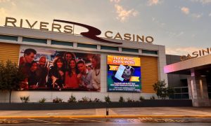 A photo outside Rivers Casino