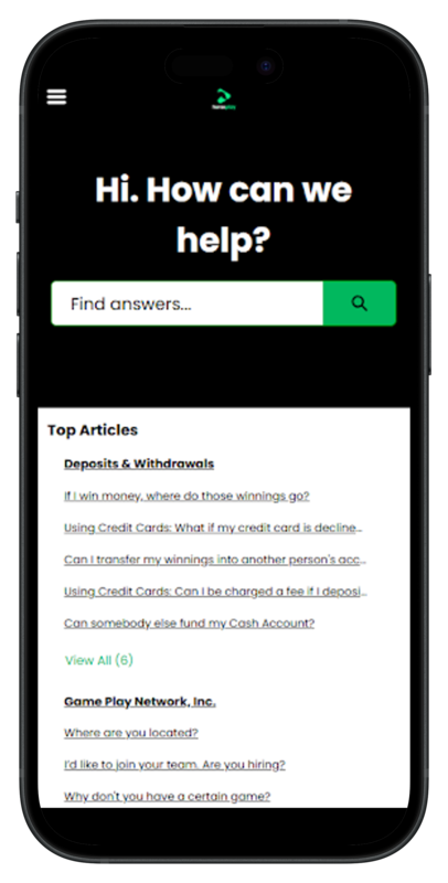 Horseplay_Customer_Support_Screenshot